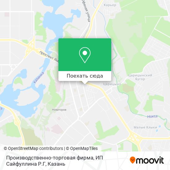 Карта Производственно-торговая фирма, ИП Сайфуллина Р.Г