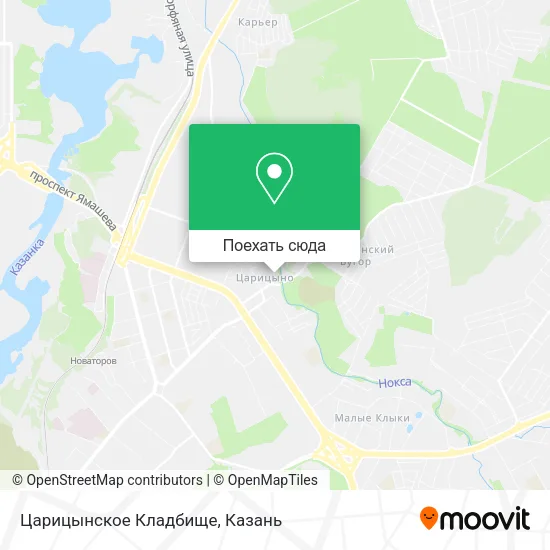 Карта Царицынское Кладбище