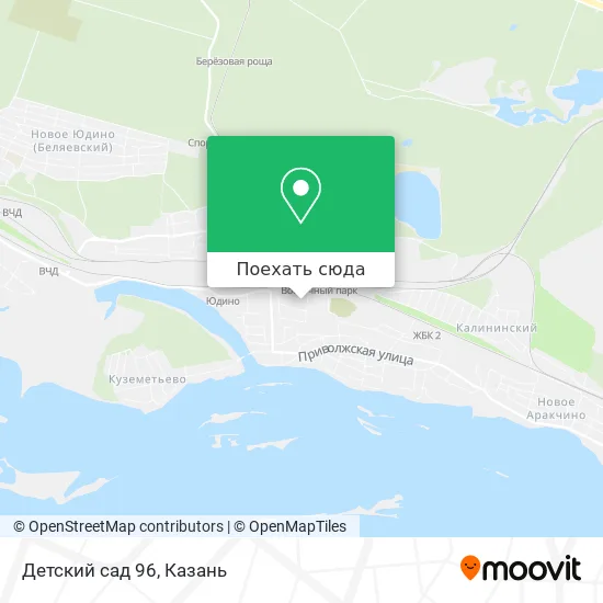 Карта Детский сад 96