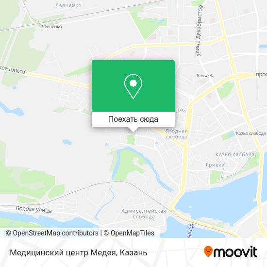 Карта Медицинский центр Медея