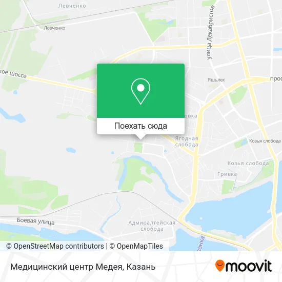 Карта Медицинский центр Медея