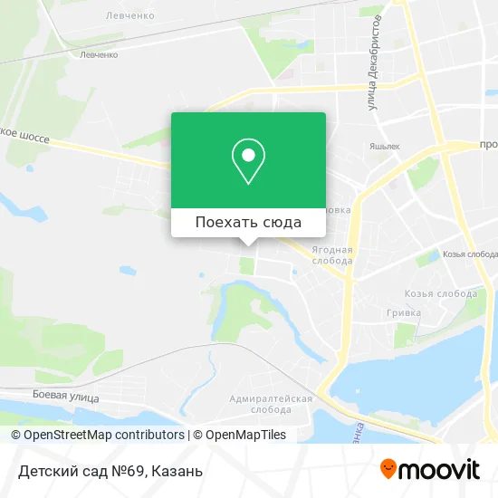 Карта Детский сад №69