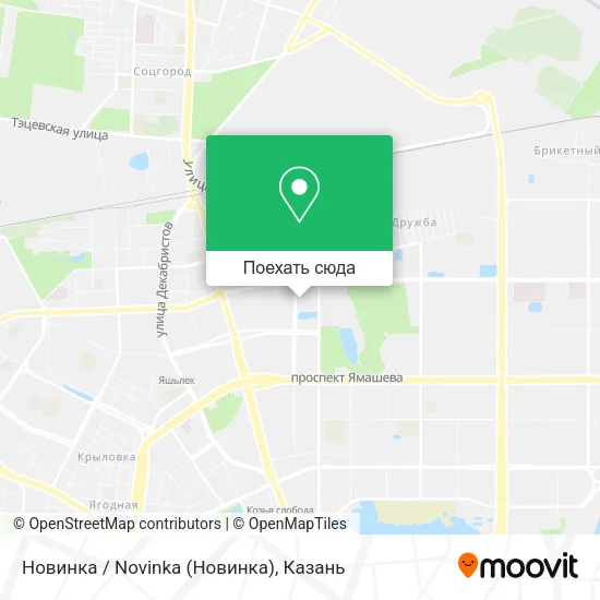 Карта Новинка / Novinka
