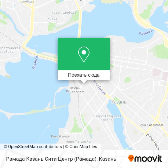 Карта Рамада Казань Сити Центр