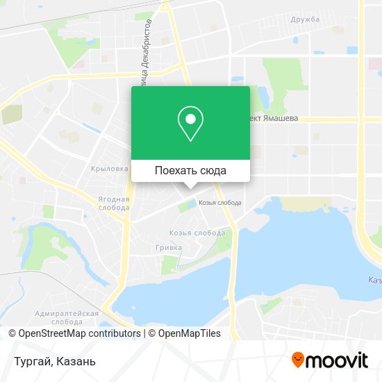 Карта Тургай