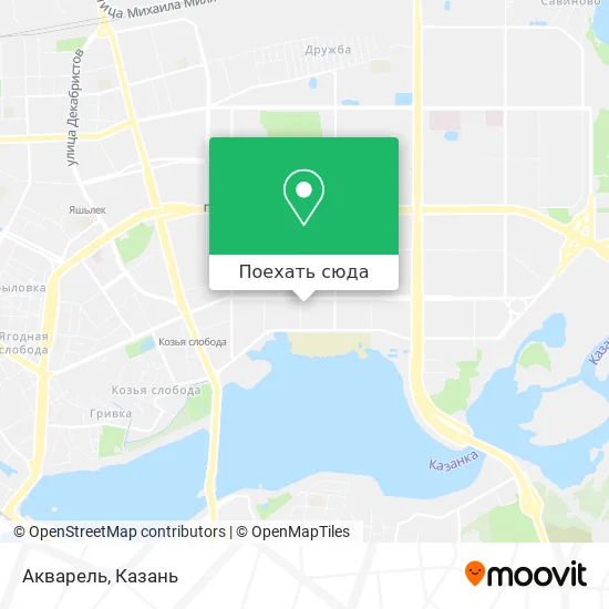 Карта Акварель