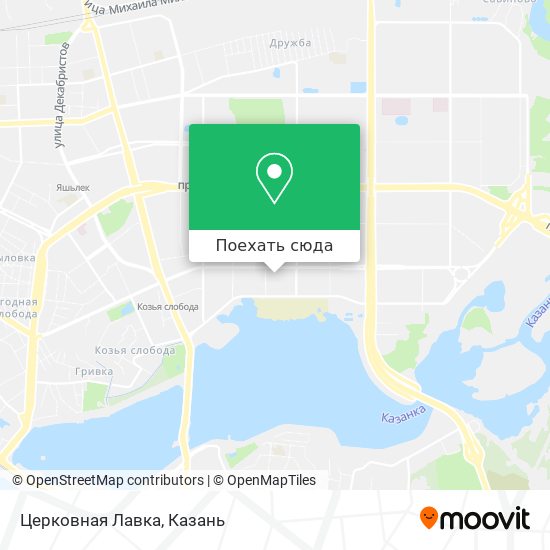 Карта Церковная Лавка