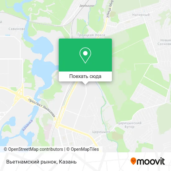 Карта Вьетнамский рынок