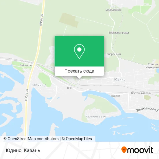 Карта Юдино