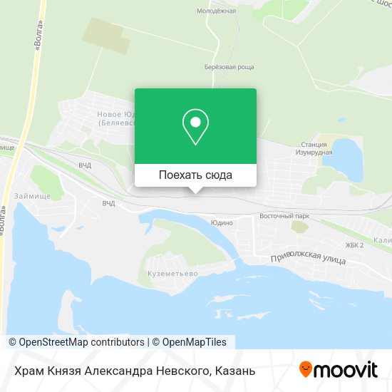 Карта Храм Князя Александра Невского
