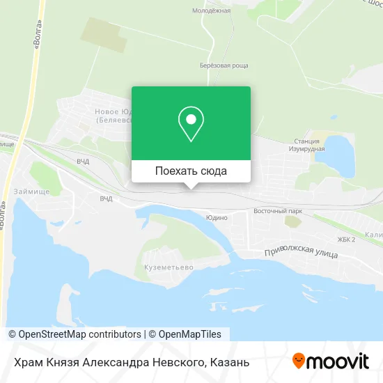 Карта Храм Князя Александра Невского