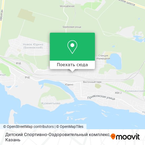 Карта Детский Спортивно-Оздоровительный комплекс