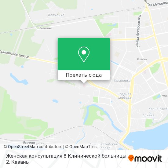 Карта Женская консультация 8 Клинической больницы 2