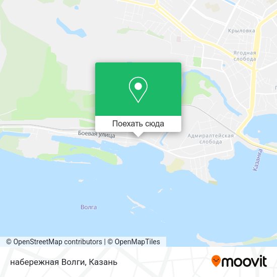 Карта набережная Волги