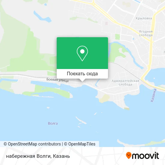Карта набережная Волги