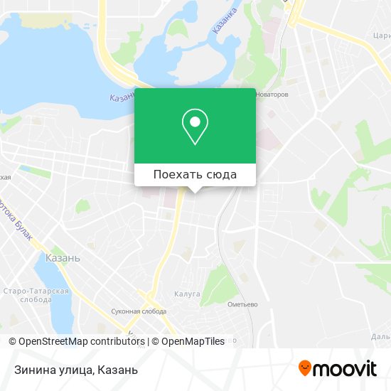 Карта Зинина улица