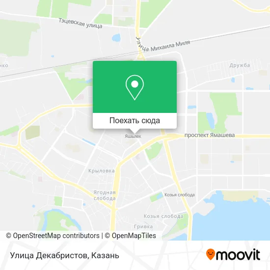 Карта Улица Декабристов