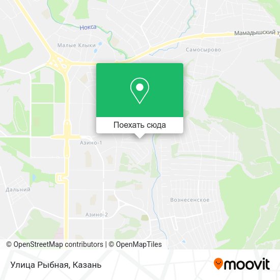 Карта Улица Рыбная