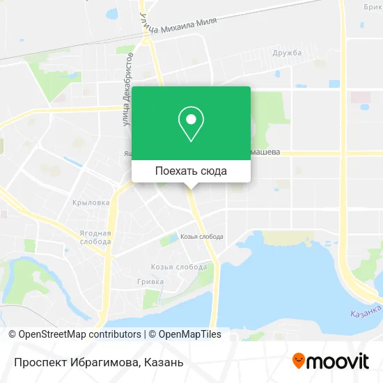 Карта Проспект Ибрагимова