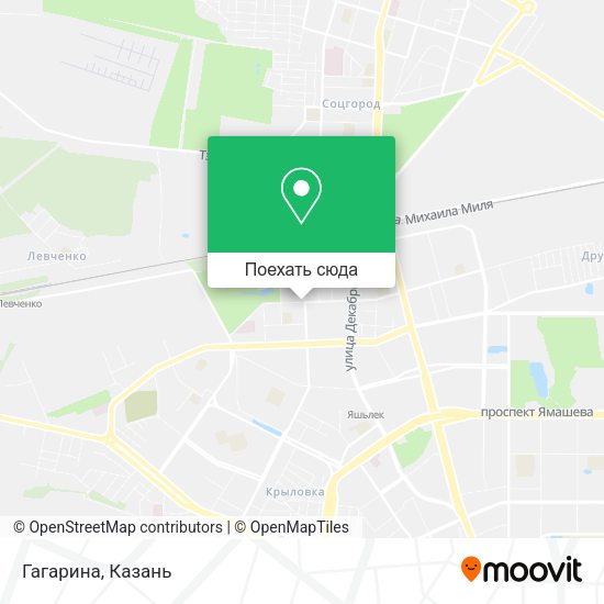 Карта Гагарина