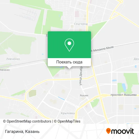 Карта Гагарина