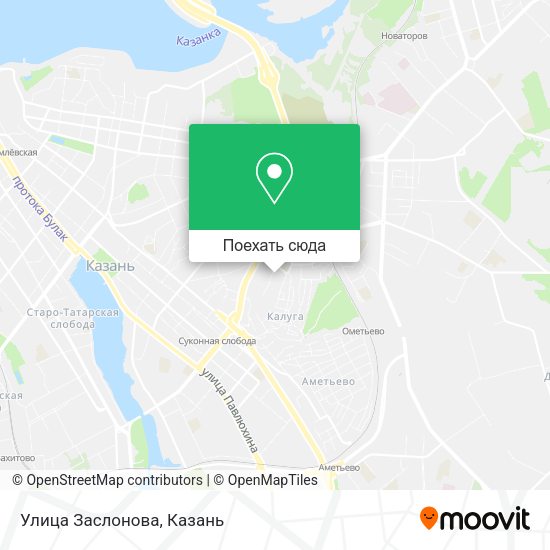 Карта Улица Заслонова