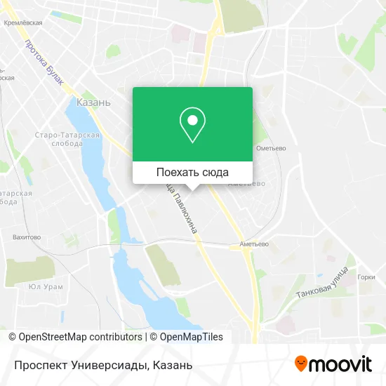 Карта Проспект Универсиады