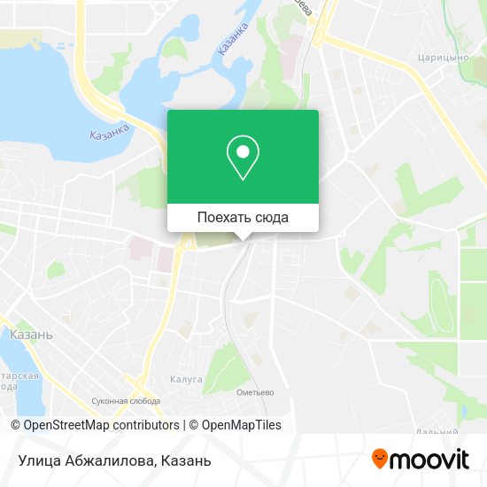 Карта Улица Абжалилова