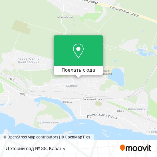 Карта Детский сад № 88