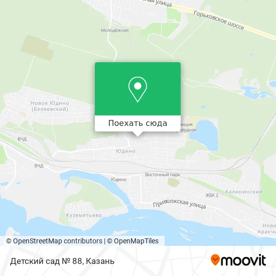 Карта Детский сад № 88