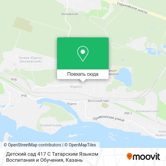 Карта Детский сад 417 С Татарским Языком Воспитания и Обучения