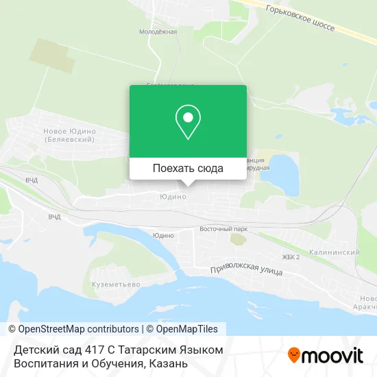 Карта Детский сад 417 С Татарским Языком Воспитания и Обучения