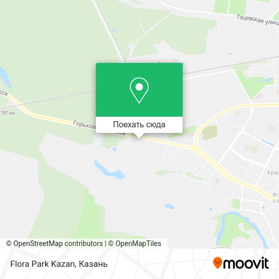 Карта Flora Park Kazan