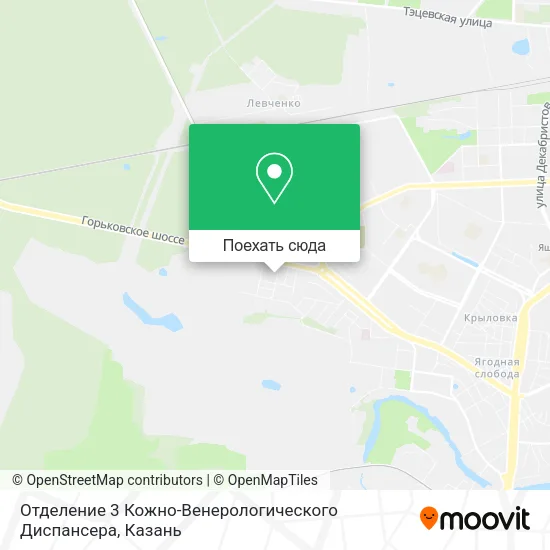 Карта Отделение 3 Кожно-Венерологического Диспансера