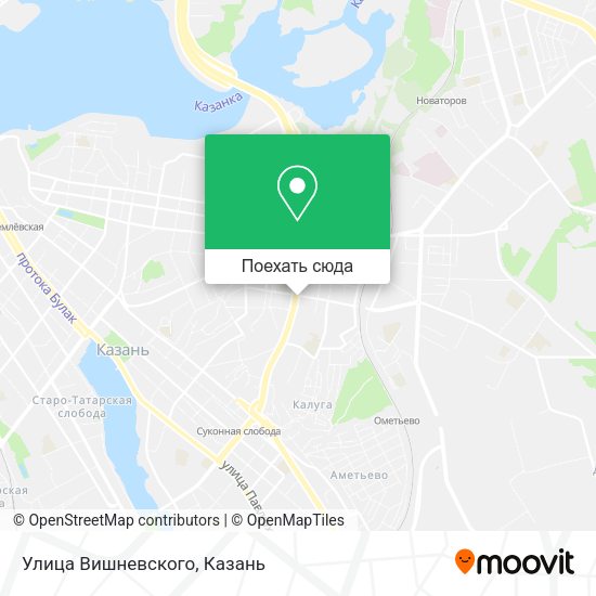 Карта Улица Вишневского