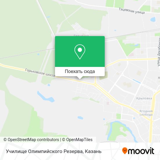 Карта Училище Олимпийского Резерва