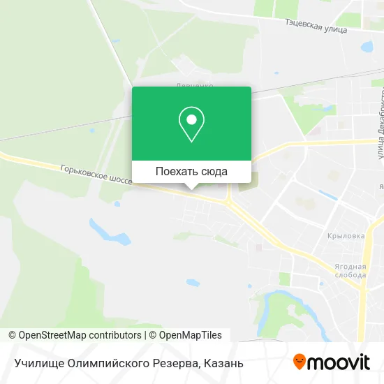 Карта Училище Олимпийского Резерва