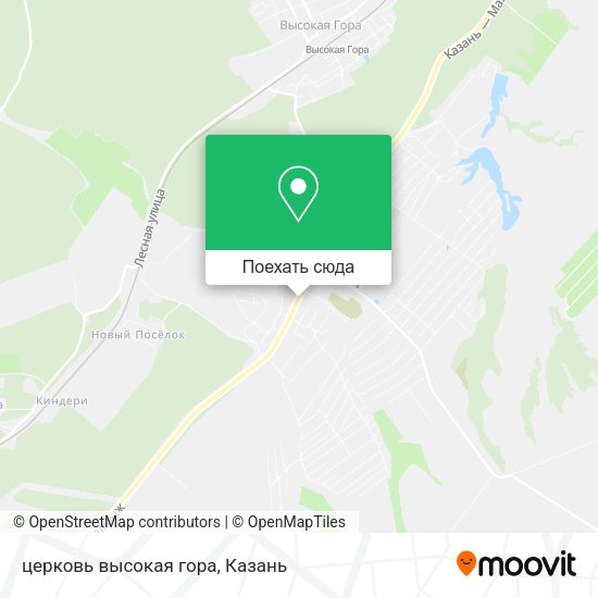 Карта церковь высокая гора
