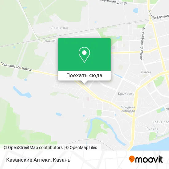 Карта Казанские Аптеки
