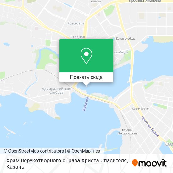 Карта Храм нерукотворного образа Христа Спасителя