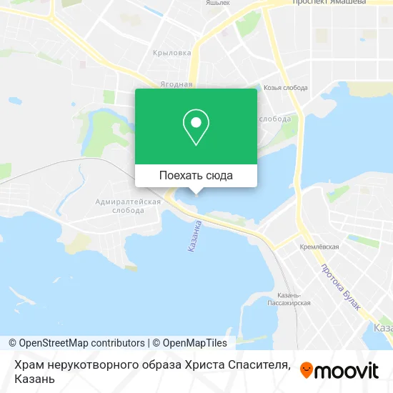 Карта Храм нерукотворного образа Христа Спасителя