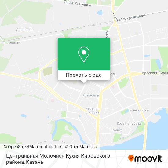 Карта Центральная Молочная Кухня Кировского района
