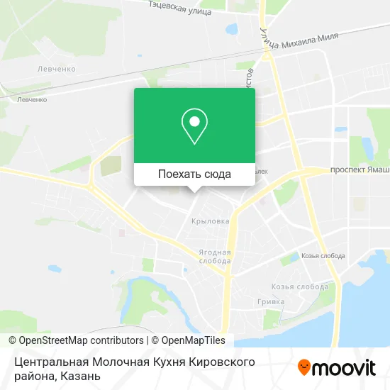 Карта Центральная Молочная Кухня Кировского района