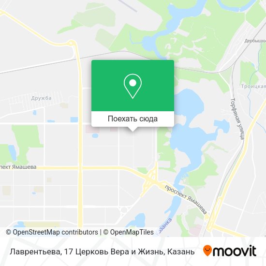 Карта Лаврентьева, 17 Церковь Вера и Жизнь