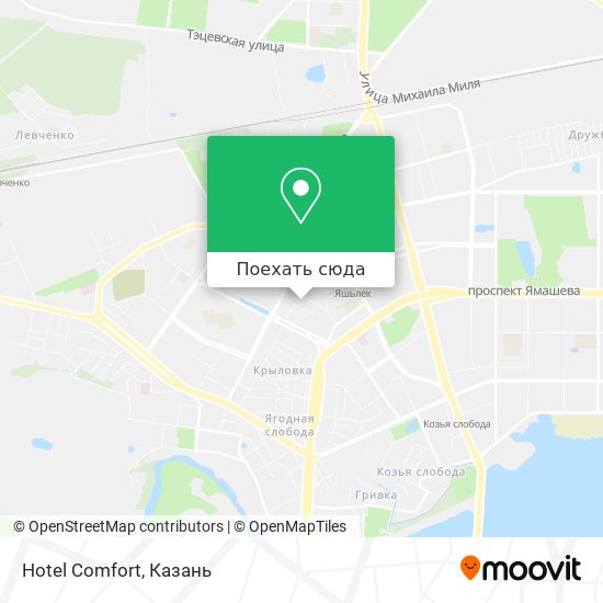 Карта Hotel Comfort