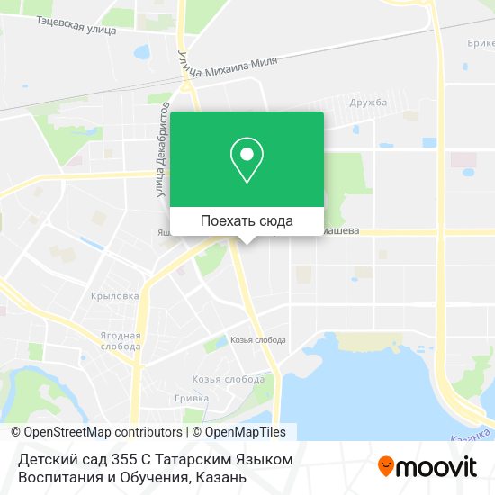 Карта Детский сад 355 С Татарским Языком Воспитания и Обучения