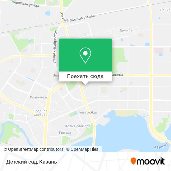Карта Детский сад