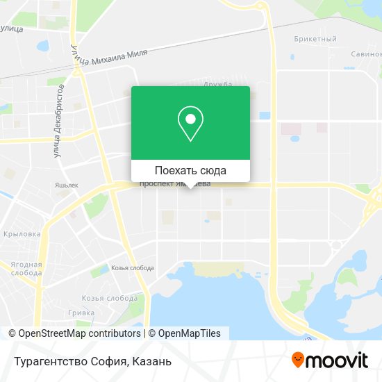 Карта Турагентство София
