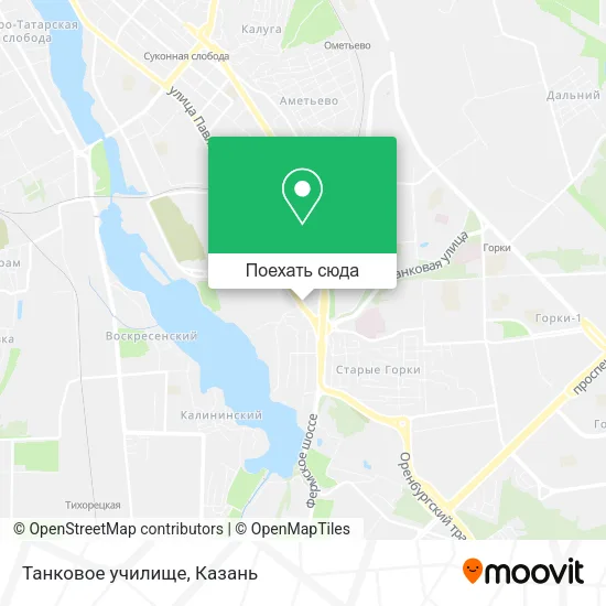 Карта Танковое училище