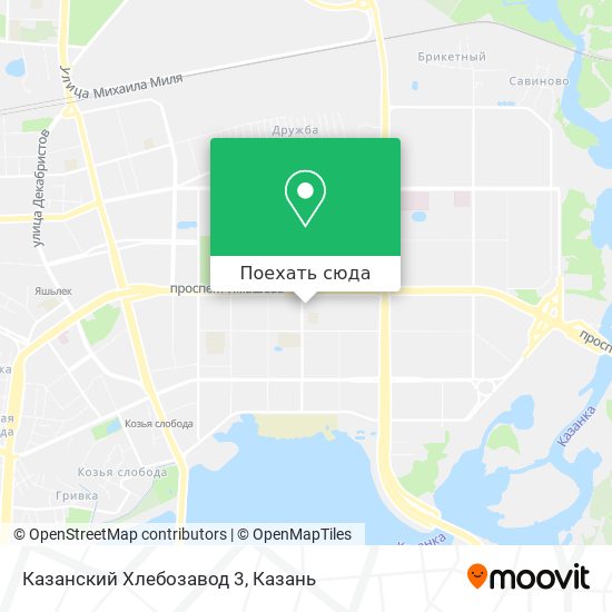 Карта Казанский Хлебозавод 3